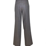 pantaloni floyd  pences gamba larga pied de poule 