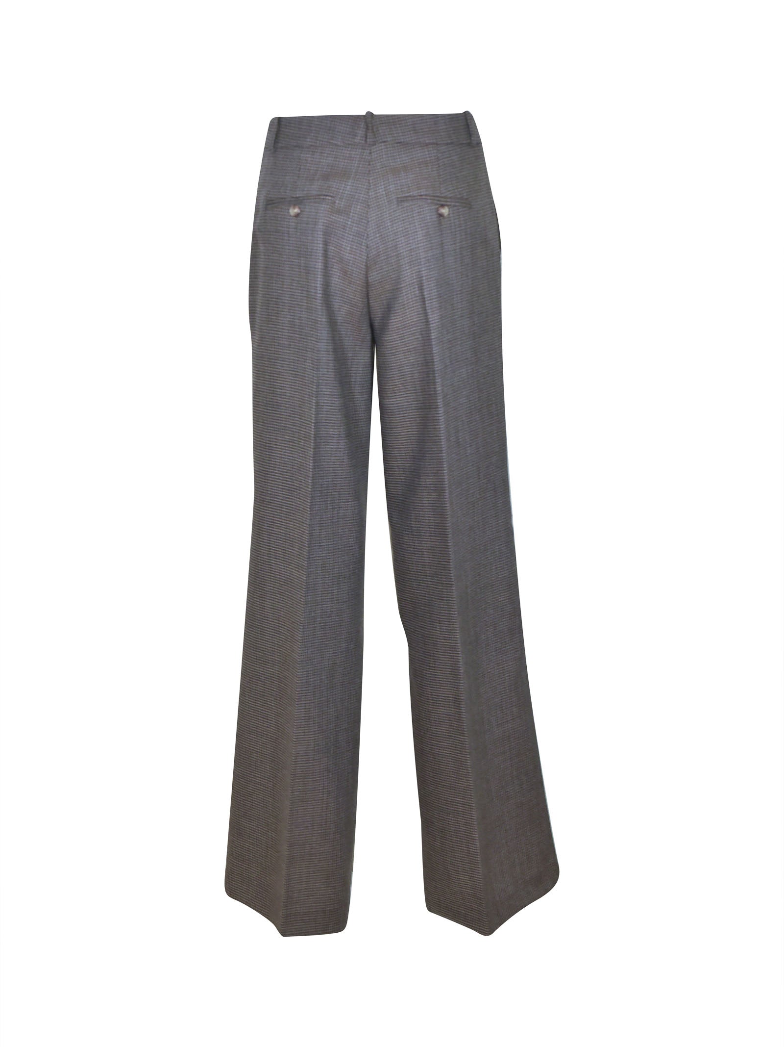 pantaloni floyd  pences gamba larga pied de poule 