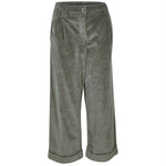 pantaloni spencer velluto coste rocciatore gamba larga con risvolto 