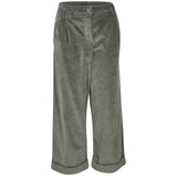 pantaloni spencer velluto coste rocciatore gamba larga con risvolto 