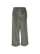 pantaloni spencer velluto coste rocciatore gamba larga con risvolto