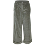 pantaloni spencer velluto coste rocciatore gamba larga con risvolto 