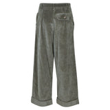 pantaloni spencer velluto coste rocciatore gamba larga con risvolto 