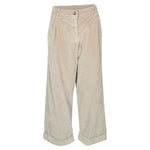 pantaloni spencer velluto coste rocciatore gamba larga con risvolto 