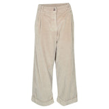 pantaloni spencer velluto coste rocciatore gamba larga con risvolto 