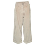 pantaloni spencer velluto coste rocciatore gamba larga con risvolto 
