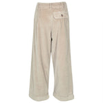 pantaloni spencer velluto coste rocciatore gamba larga con risvolto 