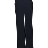pantaloni andrea vellulo liscio gamba larga 