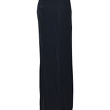 pantaloni andrea vellulo liscio gamba larga 