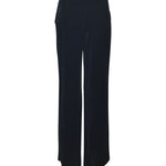 pantaloni andrea vellulo liscio gamba larga 