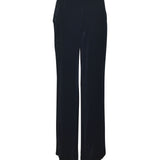 pantaloni andrea vellulo liscio gamba larga 