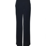 pantaloni andrea vellulo liscio gamba larga 