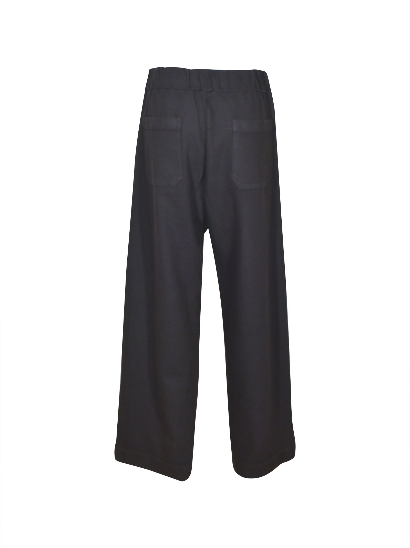pantaloni diana bonnie elastico vita gamba larga 