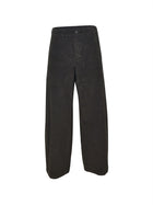 pantaloni sbam velluto coste elastico vita dietro