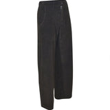 pantaloni sbam velluto coste elastico vita dietro 