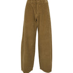 pantaloni sbam velluto coste elastico vita dietro 