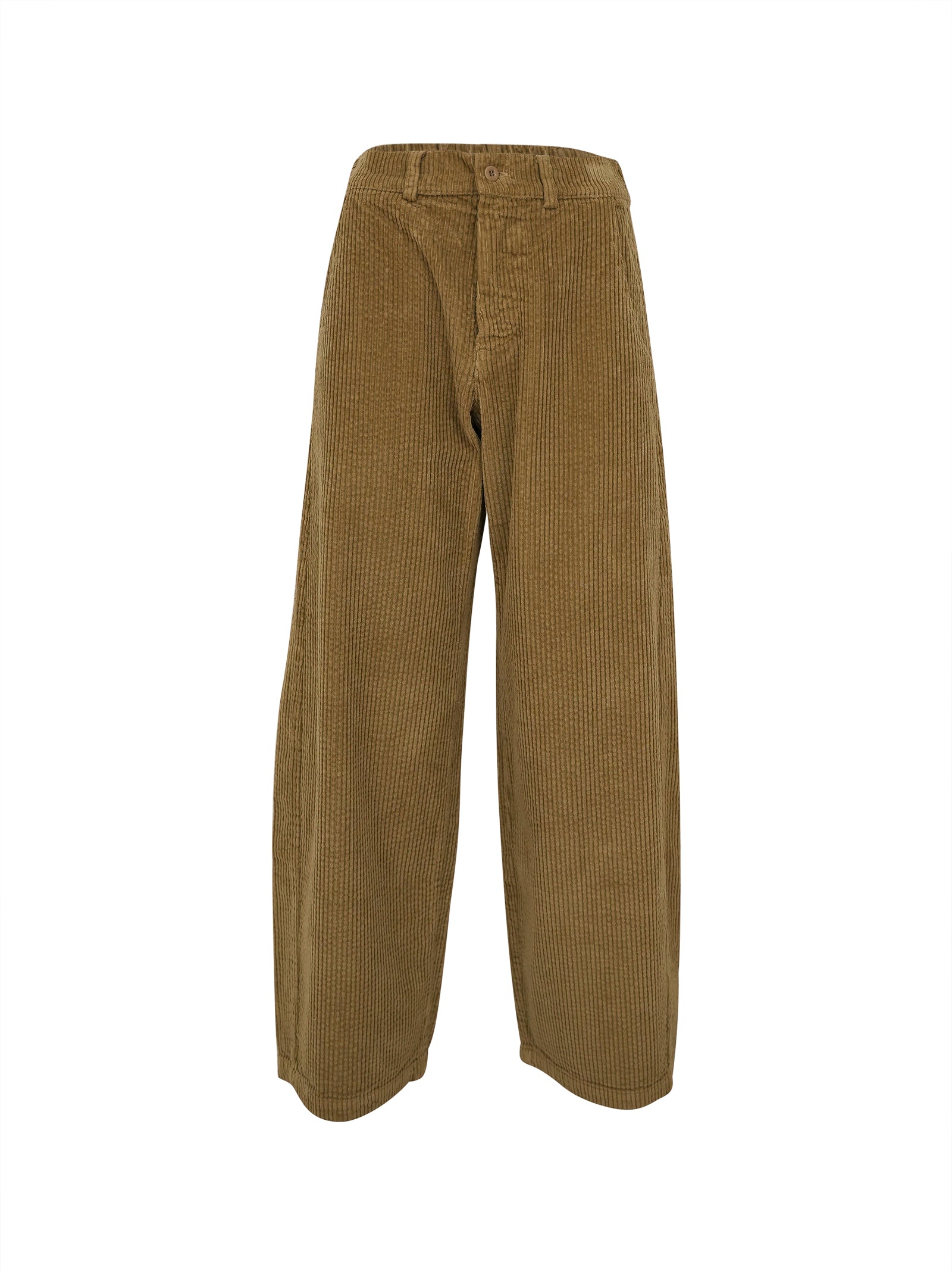 pantaloni sbam velluto coste elastico vita dietro 