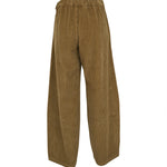 pantaloni sbam velluto coste elastico vita dietro 