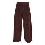 pantaloni sbam velluto coste elastico vita dietro 