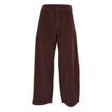 pantaloni sbam velluto coste elastico vita dietro 