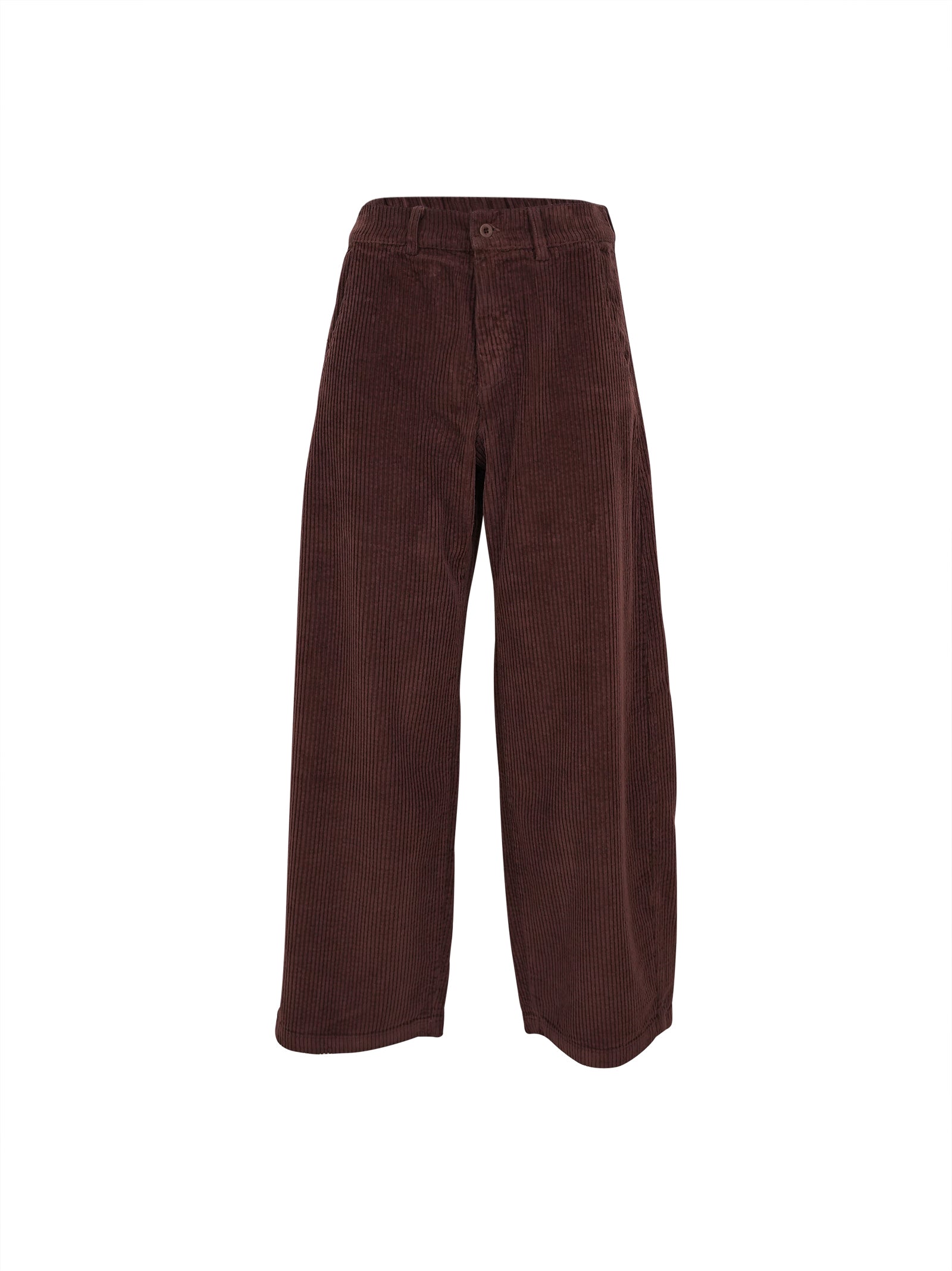 pantaloni sbam velluto coste elastico vita dietro 
