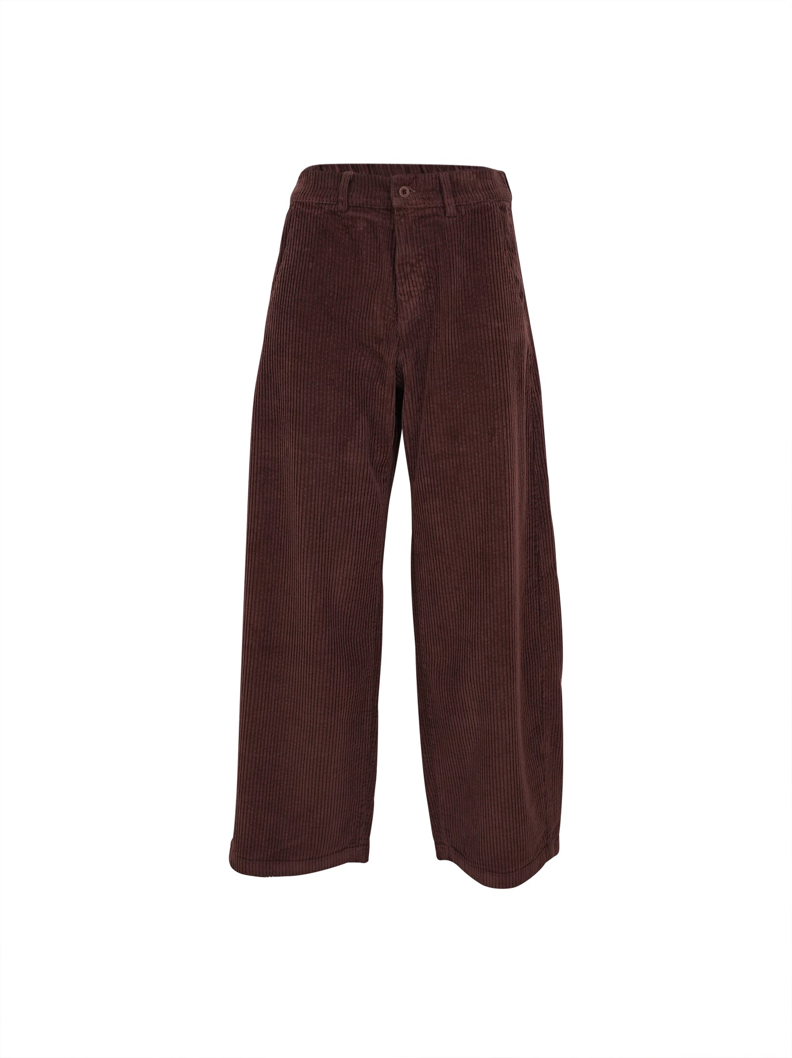 pantaloni sbam velluto coste elastico vita dietro 