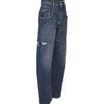 jeans con tagli laterali 