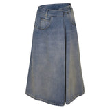 gonna longuette jeans 