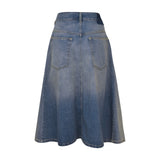gonna longuette jeans 