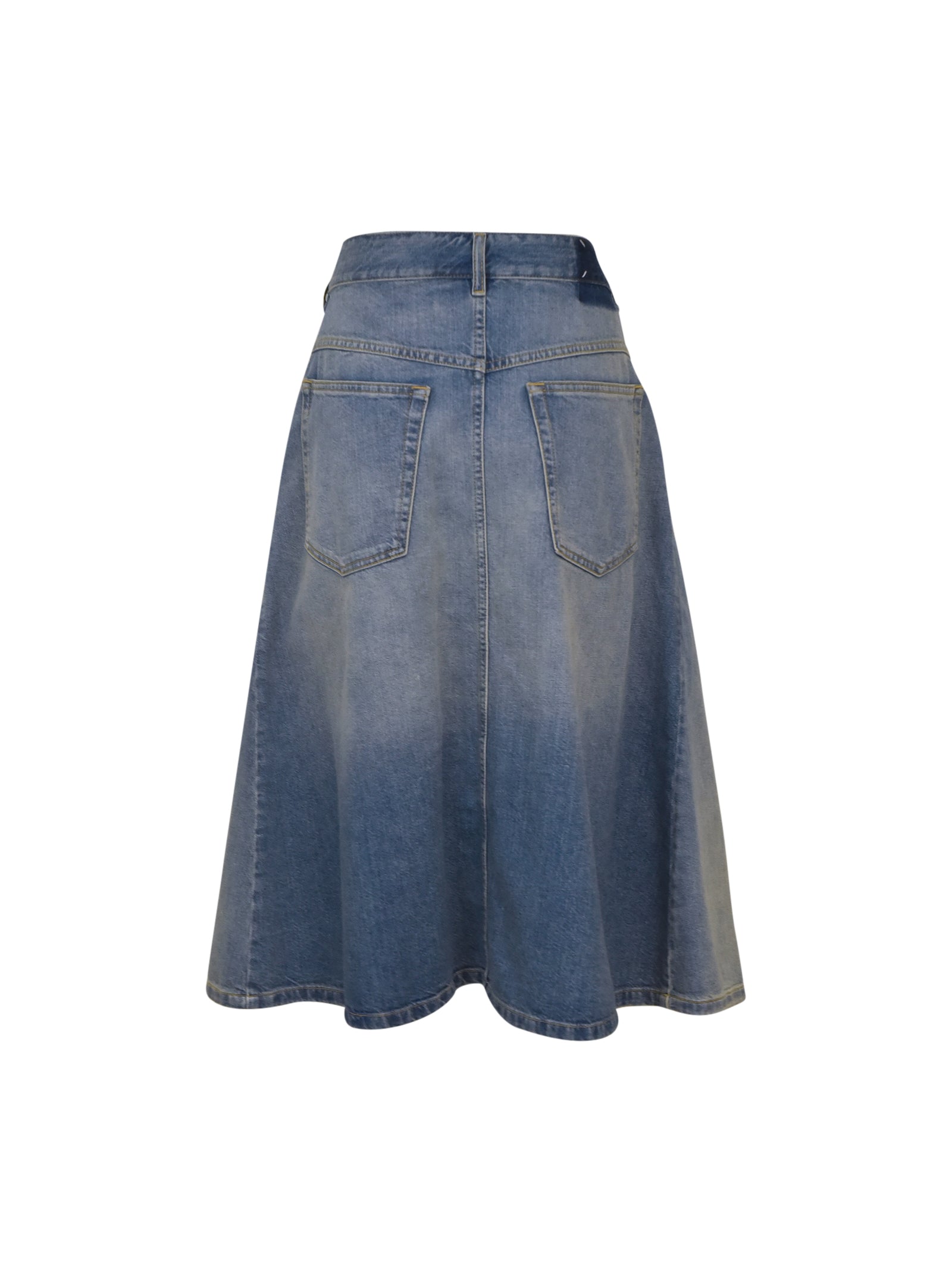 gonna longuette jeans 