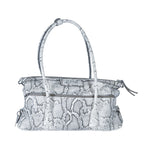 borsa 5ac shoulder east west stampa pitone 