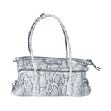 borsa 5ac shoulder east west stampa pitone 