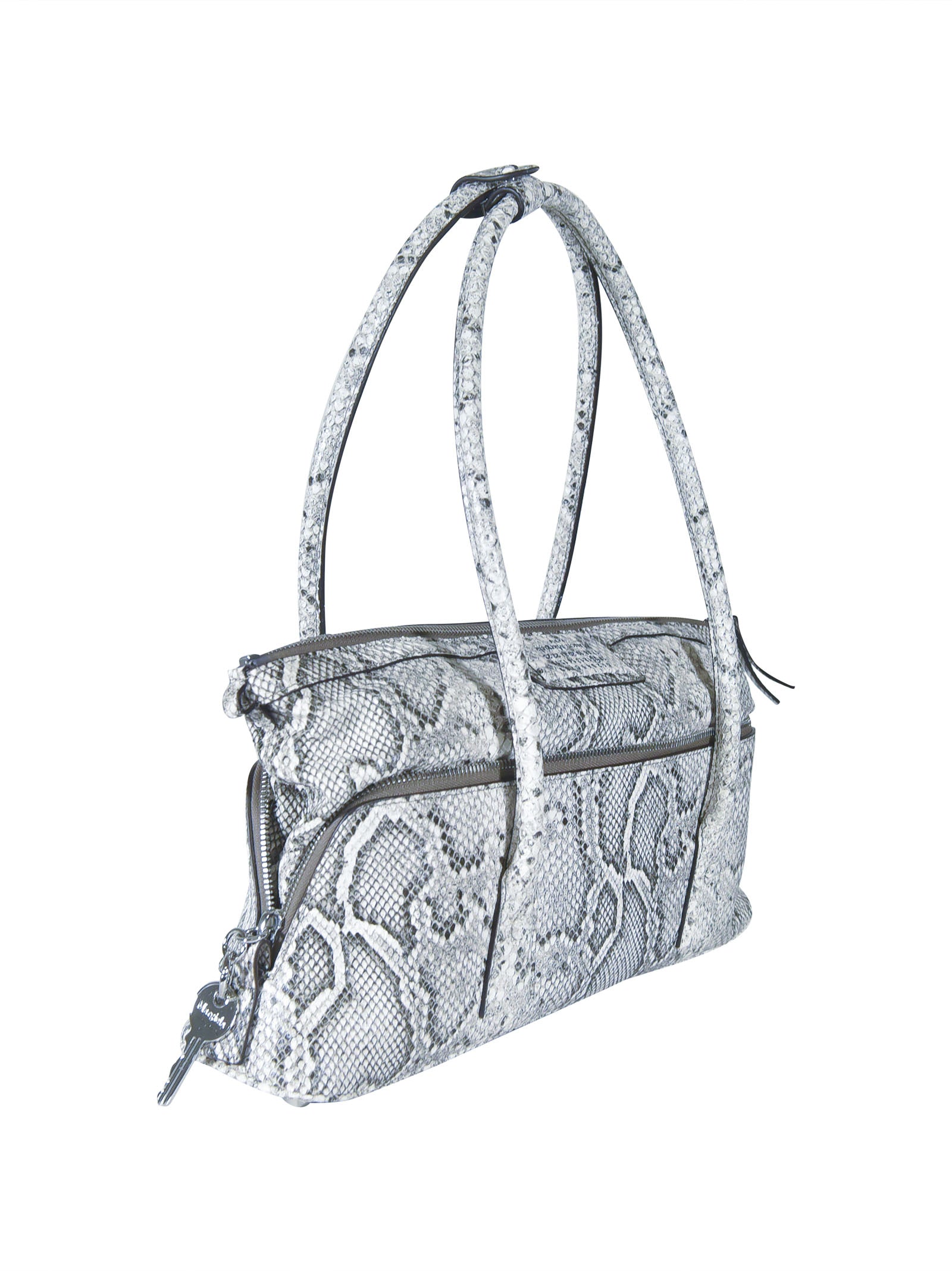 borsa 5ac shoulder east west stampa pitone 
