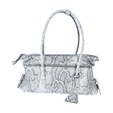 borsa 5ac shoulder east west stampa pitone 