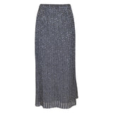 gonna svasata elastico vita micro paillettes 