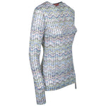 maglia girocollo micro paillettes 