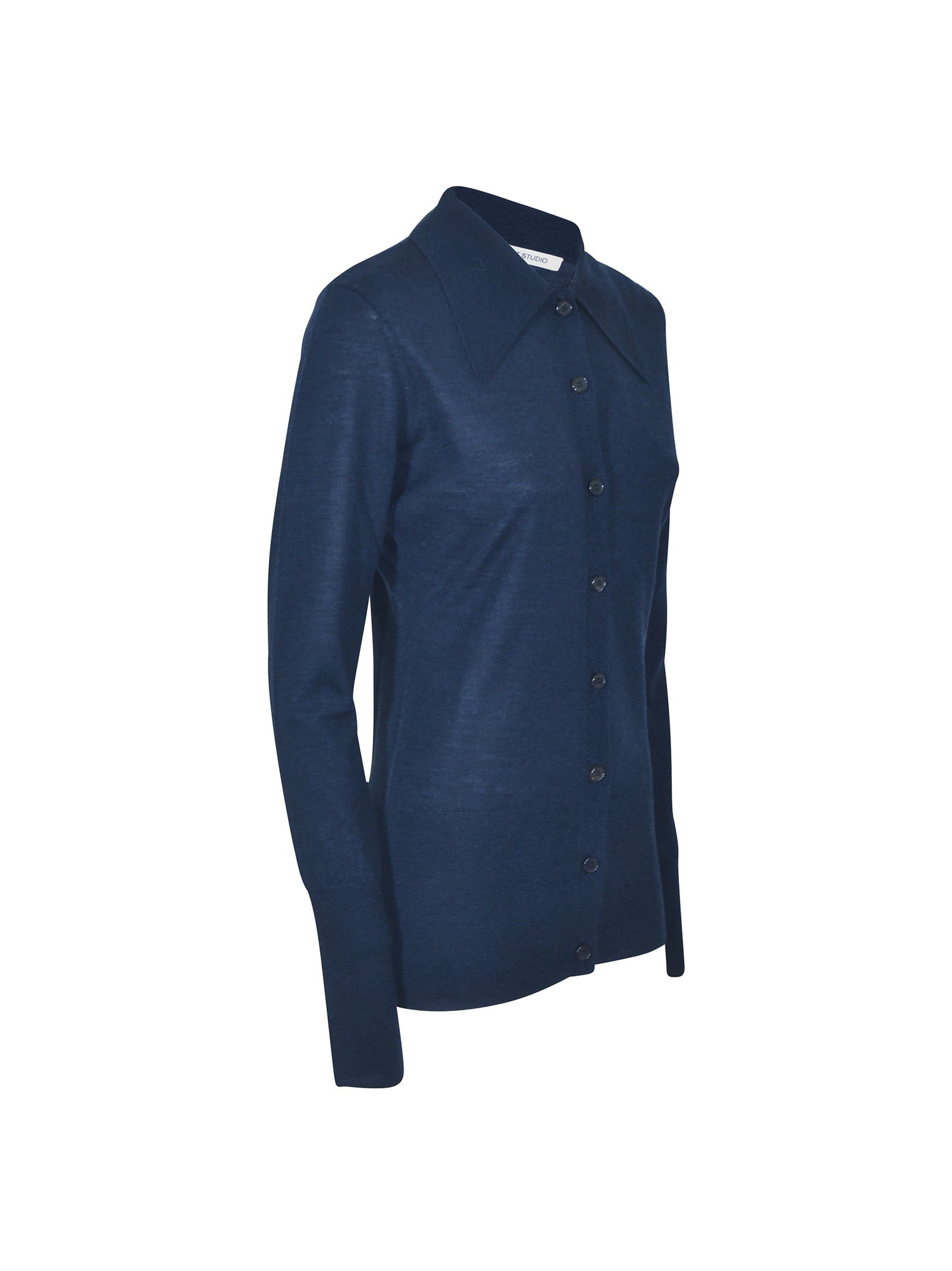 cardigan collo polo 