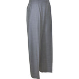 pantaloni gamba larga zip lato 
