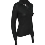 maglia polo coste senza bottoni 