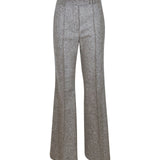 pantaloni ottavia zampa con nervatura 