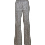 pantaloni ottavia zampa con nervatura 