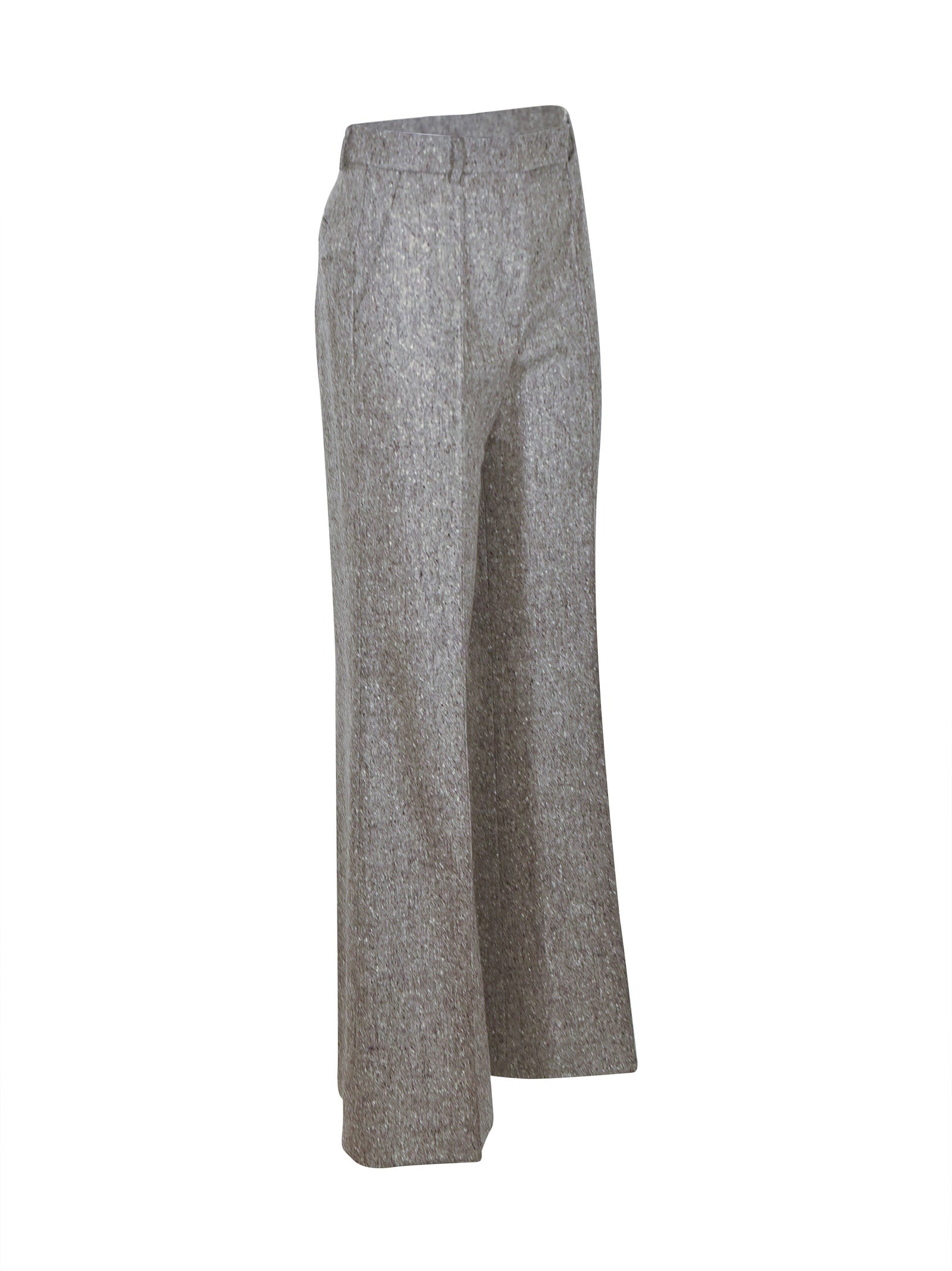 pantaloni ottavia zampa con nervatura 