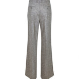 pantaloni ottavia zampa con nervatura 