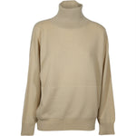 maglia collo alto over tasche laterali 