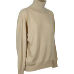maglia collo alto over tasche laterali 