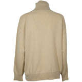 maglia collo alto over tasche laterali 