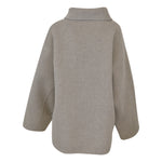 giaccone zip collo alto 