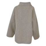 giaccone zip collo alto 