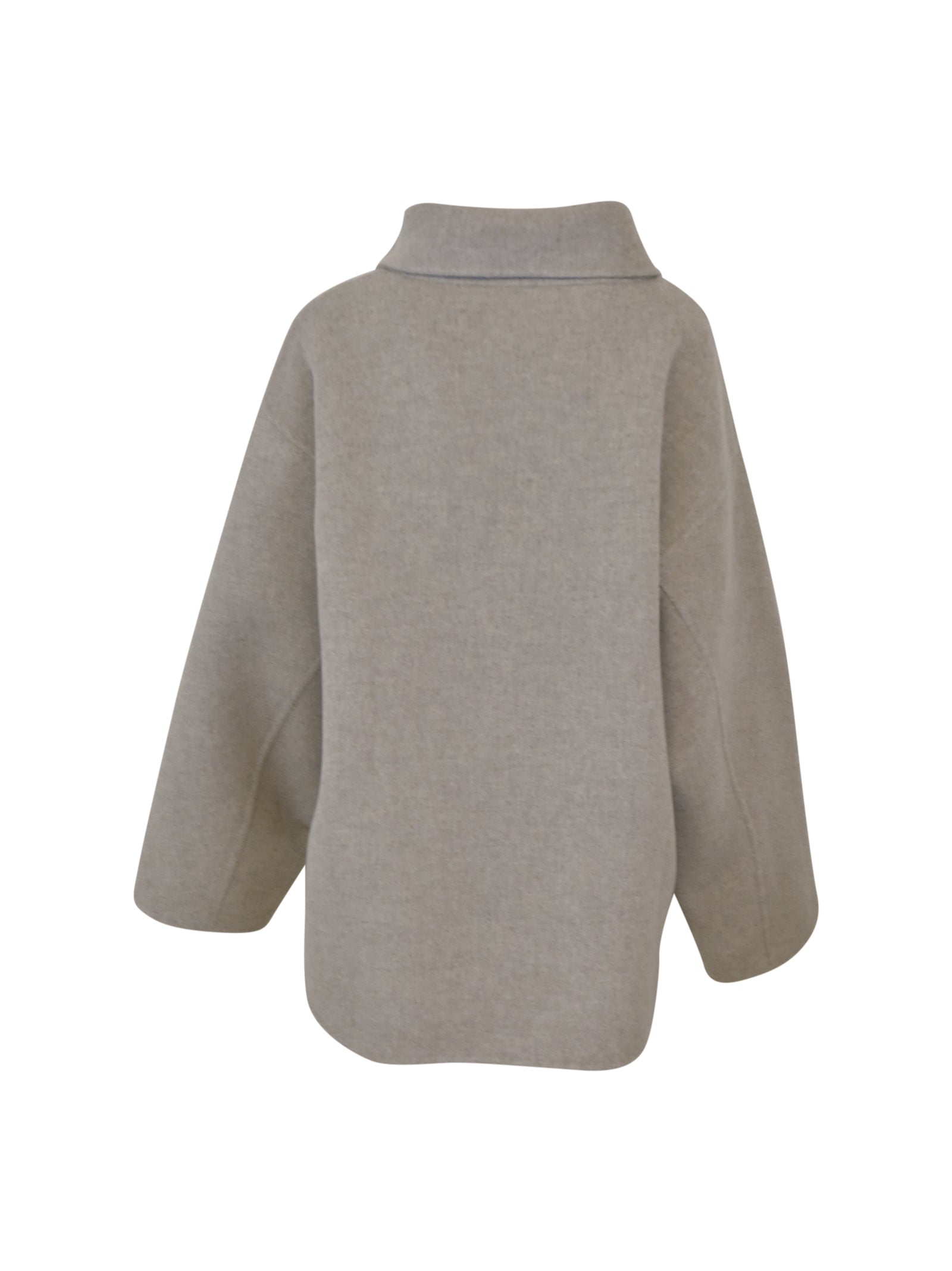 giaccone zip collo alto 