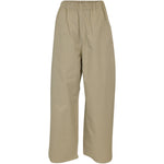 pantaloni elastico vita gamba larga 